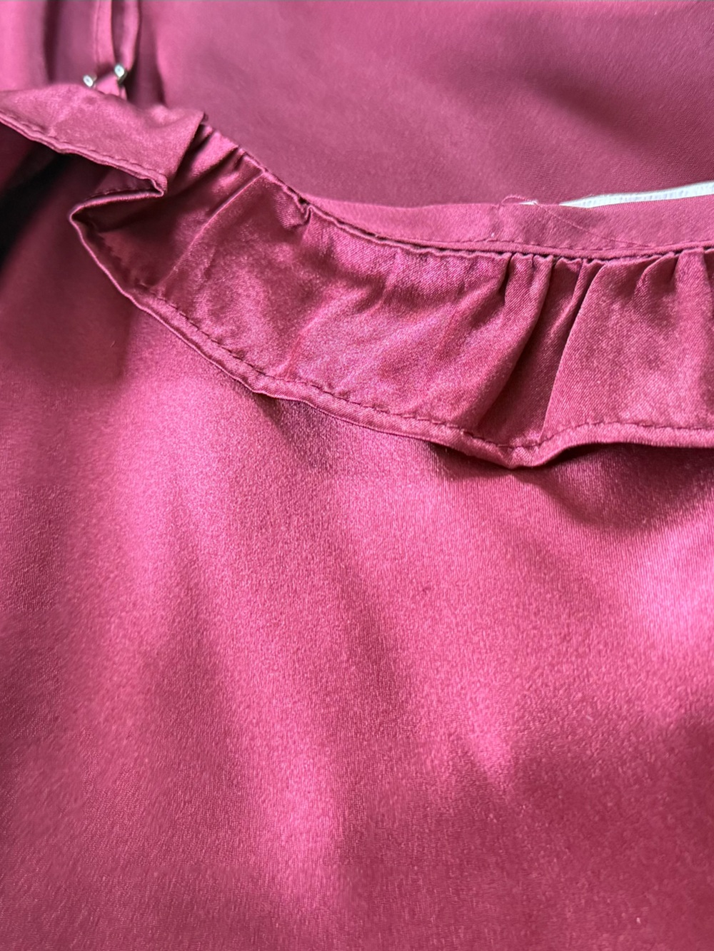 Reformation Minimalist Silk Red Slip on Dress - Picture 11 of 12